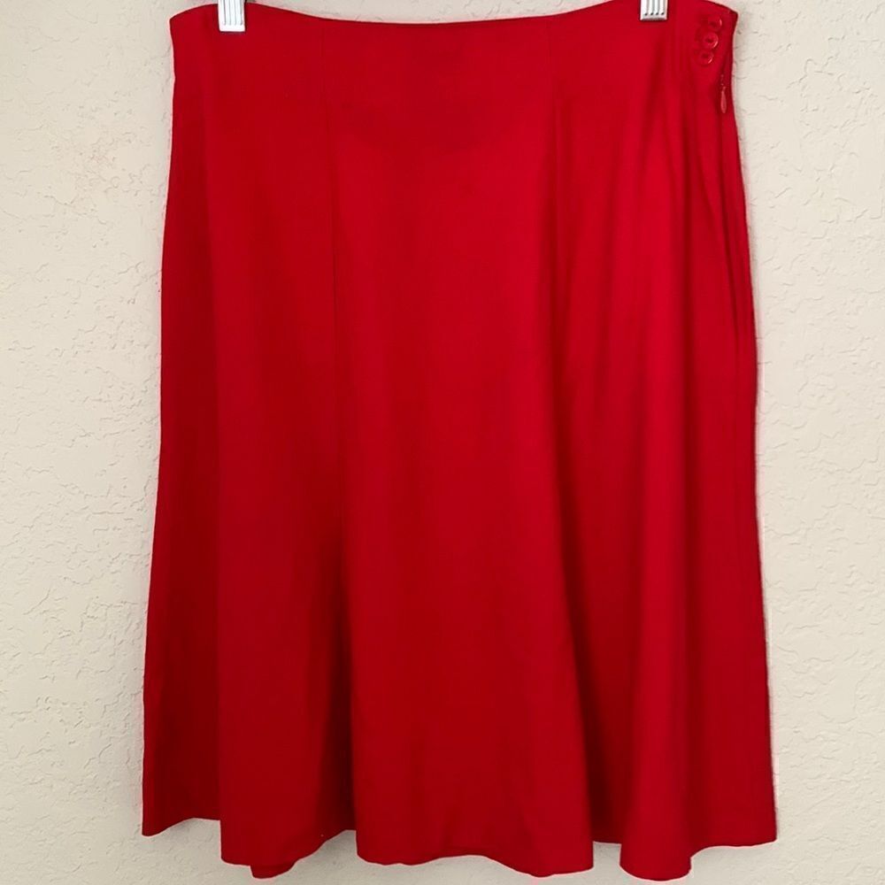 Rena Roman for Saville Women’s Red Skirt. Size 12